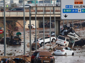 Chuvas torrenciais deixam mortos e provocam graves perturba&ccedil;&otilde;es em Espanha - DR