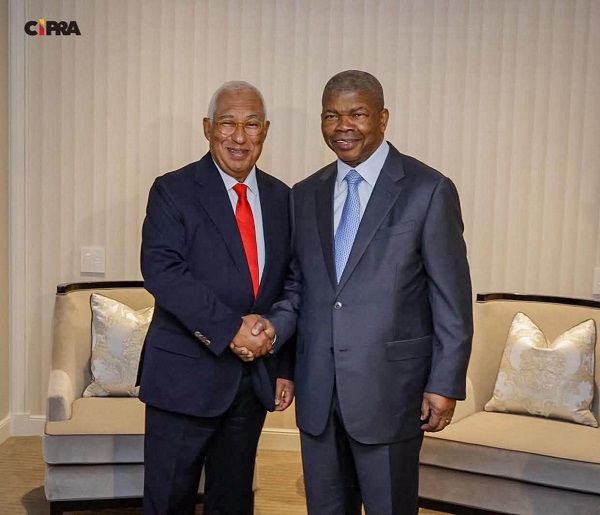 Presidente da Rep&uacute;blica, Jo&atilde;o Louren&ccedil;o, recebeu, em Nova Iorque, o presidente do Conselho Europeu, Ant&oacute;nio Costa