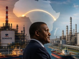 Dangote mant&eacute;m projecto de refinaria no Qu&eacute;nia apesar de disputa judicial - DR