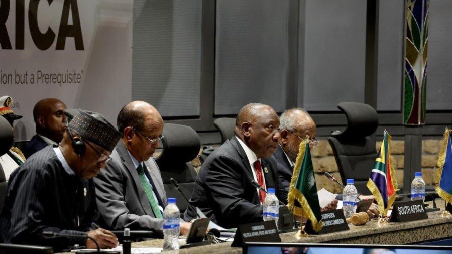 Ramaphosa re&uacute;ne Comit&eacute; da Uni&atilde;o Africana para avaliar situa&ccedil;&atilde;o no Sud&atilde;o do Sul