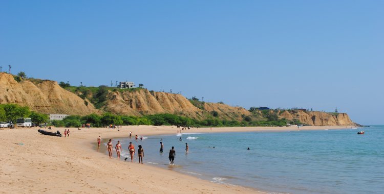Praia em Luanda 