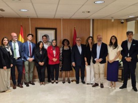 Embaixadora Balbina Silva recebe empres&aacute;rios espanh&oacute;is  - DR