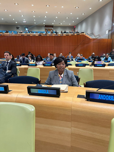 Representante permanente de Angola junto do Escrit&oacute;rio das Na&ccedil;&otilde;es Unidas e de Outras Organiza&ccedil;&otilde;es Internacionais em Viena (A&uacute;stria), Isabel de Jesus Godinho