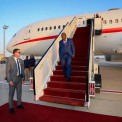 Presidente da Rep&uacute;blica, Jo&atilde;o Louren&ccedil;o, a chegada ao Egipto para participar em cimeiras africanas