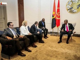 Presidente da Rep&uacute;blica, Jo&atilde;o Louren&ccedil;o, concedeu audi&ecirc;ncias a l&iacute;deres empresariais, na sua estada no Egipto - CIPRA