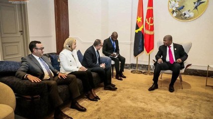 Presidente da Rep&uacute;blica, Jo&atilde;o Louren&ccedil;o, concedeu audi&ecirc;ncias a l&iacute;deres empresariais, na sua estada no Egipto