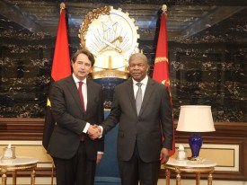 Presidente da Rep&uacute;blica, Jo&atilde;o Louren&ccedil;o, recebeu o embaixador de Portugal acreditados em Angola, Nuno Mathias - Edi&ccedil;&otilde;es Novembro