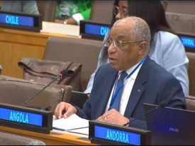 representante permanente de Angola junto das Na&ccedil;&otilde;es Unidas, Francisco Jos&eacute; da Cruz - MIREX