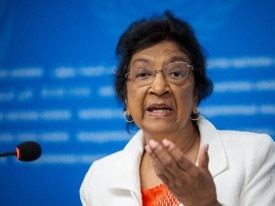 Jurista sul-africana Navanethem "Navi" Pillay venceu o Pr&eacute;mio Nobel da Paz 2026 - DR