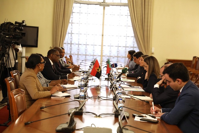 Delega&ccedil;&otilde;es de Angola e de Portugal abordam refor&ccedil;o da coopera&ccedil;&atilde;o bilateral