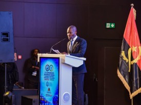 Secret&aacute;rio de Estado para os Transportes Terrestres, Jorge Bengui, discursa no primeiro Congresso Internacional de Direito Mar&iacute;timo, Portu&aacute;rio e Aduaneiro - DR