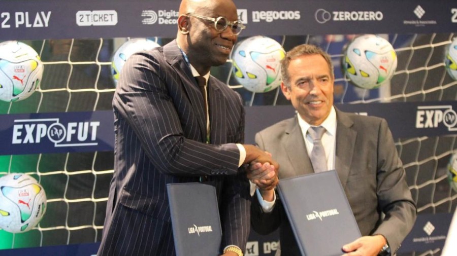 Assinatura de acordo entre a ANCAF e LIga Portuguesa de Futebol 