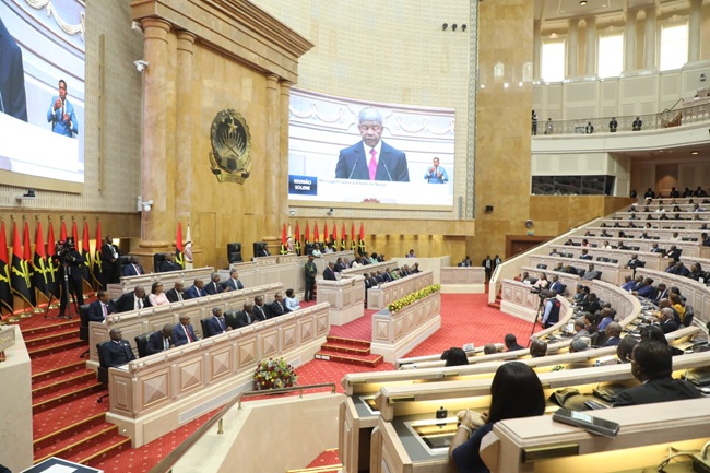 Presidente da Rep&uacute;blica, Jo&atilde;o Louren&ccedil;o, dirige Mensagem de 2026 sobre o Estado da Na&ccedil;&atilde;o na Assembleia Nacional