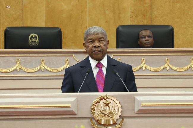 Presidente da Rep&uacute;blica, Jo&atilde;o Louren&ccedil;o, dirigiu Mensagem sobre o Estado da Na&ccedil;&atilde;o, na abertura da quinta e &uacute;ltima sess&atilde;o legislativa da quinta Legislatura da Assembleia Nacional