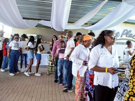 Participantes no Festival Gastron&oacute;mico no Botswana  - DR