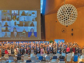 Participantes no F&oacute;rum de Ju&iacute;zes de Propriedade Intelectual de 2026 - DR
