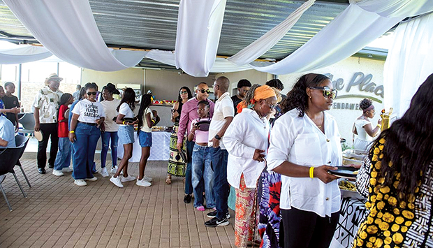 Participantes no Festival Gastron&oacute;mico no Botswana 