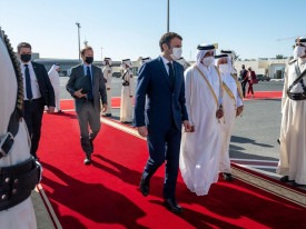 Macron assegura abastecimento de gas&oacute;leo para aliviar a crise energ&eacute;tica - DR