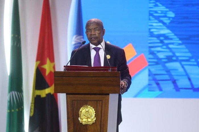 Presidente da Rep&uacute;blica, Jo&atilde;o Louren&ccedil;o, discursa na abertura da quarta edi&ccedil;&atilde;o do F&oacute;rum Pan-Africano para a Cultura de Paz e N&atilde;o- Viol&ecirc;ncia - Bienal de Luanda
