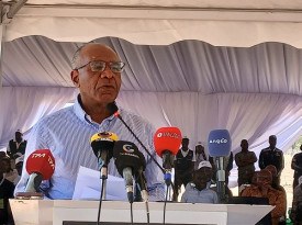 Ministro da Agricultura e Floresta, Isaac dos Anjos, discursa na abertura do Ano Agr&iacute;cola 2026-2027, no Cunene - Edi&ccedil;&otilde;es Novembro