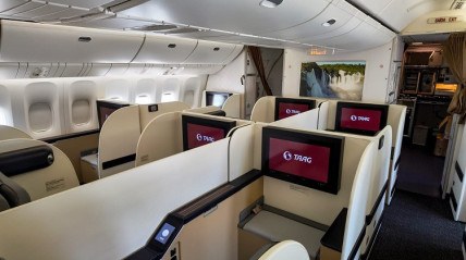 Interior de uma aeronave da TAAG recuperada