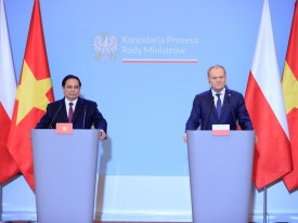 Vietname e Pol&oacute;nia estabelecem parceria estrat&eacute;gica e fixam meta comercial - DR