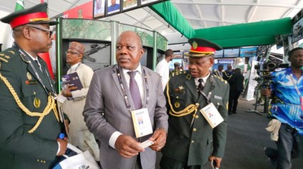 Membros da delega&ccedil;&atilde;o angolana participante na AFRIDEX em Lagos, Nig&eacute;ria 