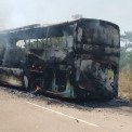 Inc&ecirc;ndio em autocarro na Estrada  Nacional 280