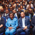 Participantes na cerim&oacute;nia de lan&ccedil;amento do SINGERH