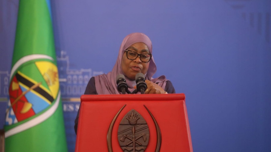 Presidente da Tanz&acirc;nia, Samia Hassan