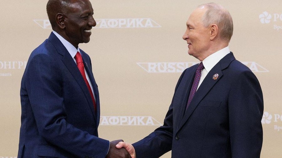 Presidente do Kenya apela &agrave; R&uacute;ssia para investir em f&aacute;bricas africanas